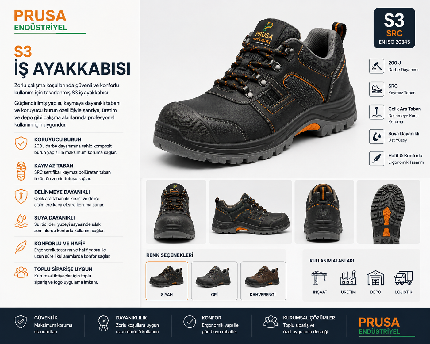S3 İş Ayakkabısı